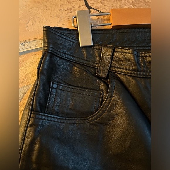 JJ Williams Made in England Real Leather Pants size 30 - Picture 6 of 8